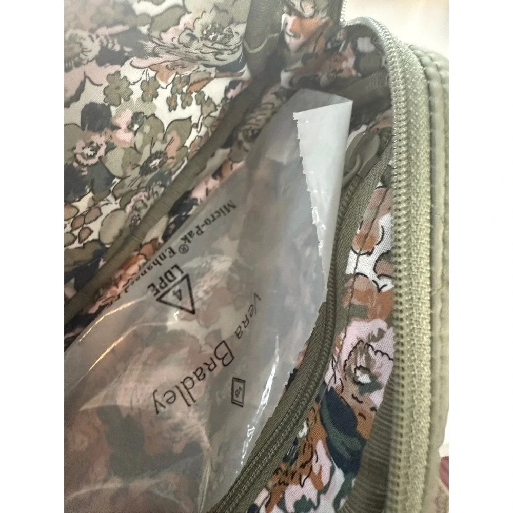 Vera Bradley Essential Mini Belt‎ Bag Sage Quilted Ultralight Athleisure Travel